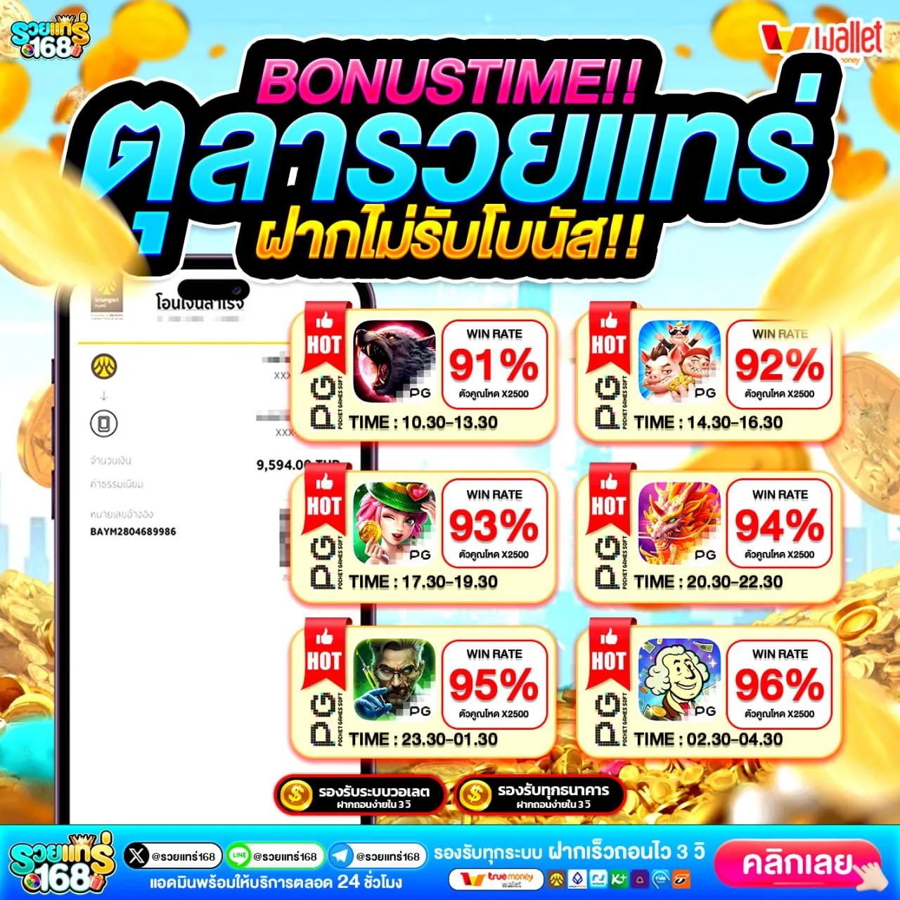 True wallet สล็อต ฝาก 10 รับ 100 วอ เลท โปรโมชั่นเต็มมือ